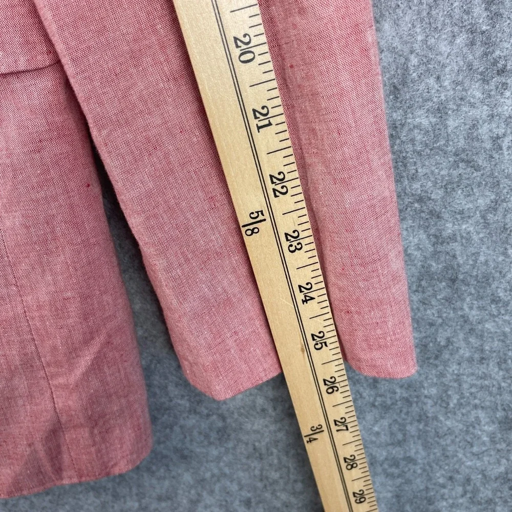 J Crew Suit Jacket Mens 40R Pink Ludlow Slim Unstructured Cotton Linen Somelos